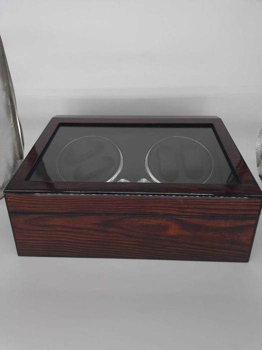 Cutie Ceasuri Automate (Watch Winder) ANWBROAD 4+6 -LED & Piano Finish