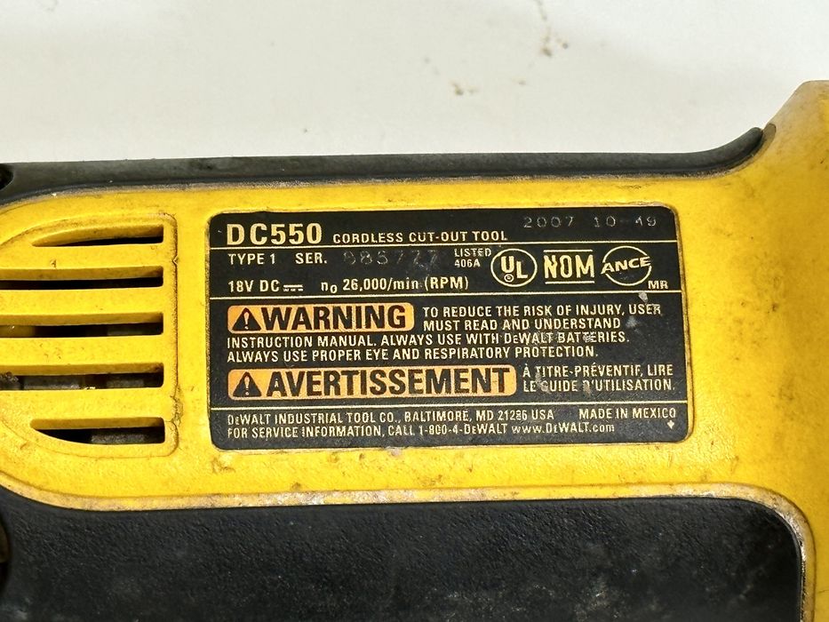 Bormasina cu percuție DeWalt DC925 Unealta Dewalt DC550 18V