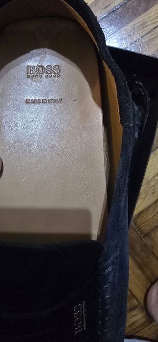 Vand o pereche mocasini piele originali marimea 42 Hugo Boss