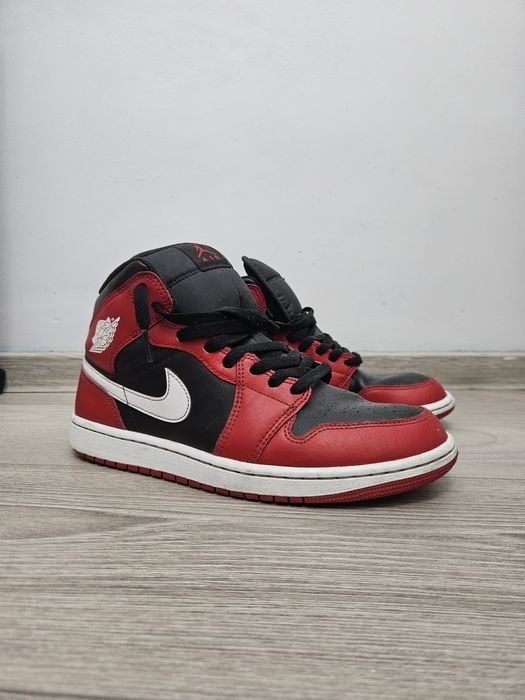 jordan 1 mid Gym Red/Black purtati de 5 ori marime 42 SUPER NEGOCIABIL