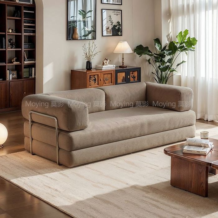 Безкаркасный диван кровать двухспальная мобильный и удобны