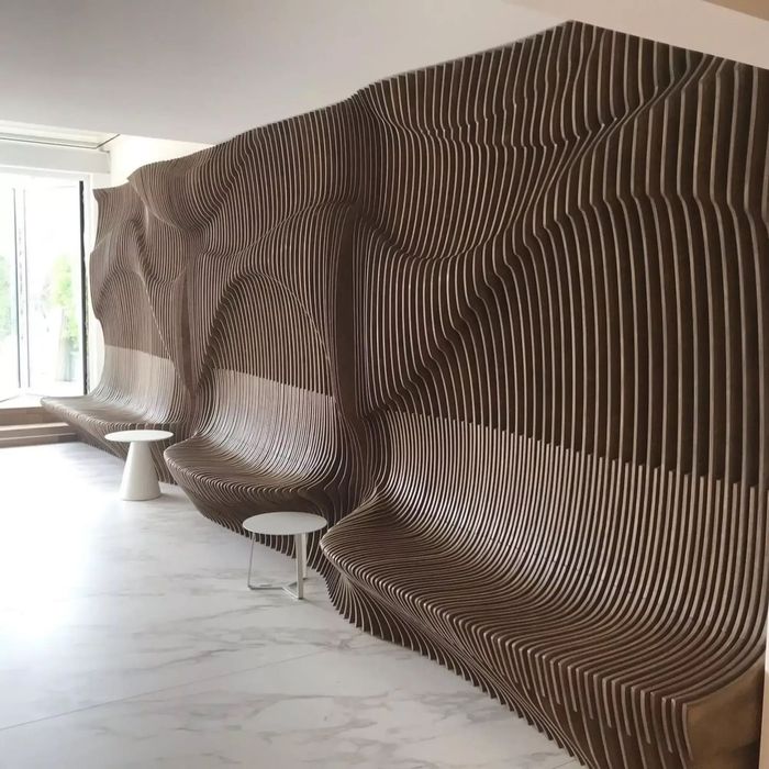 Параметрические 3Д стены и лавочки