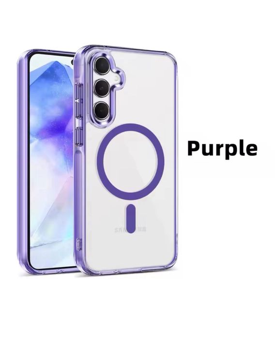 SAMSUNG S20 S21 S23 S24 S25 FE Husa Magsafe Electroplate Silicon Folie