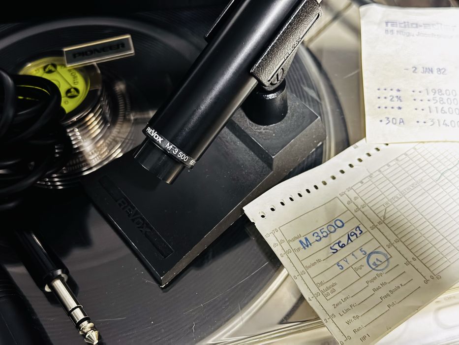 Microfon de colecție studio REVOX M3500 , accesorizat, XLR