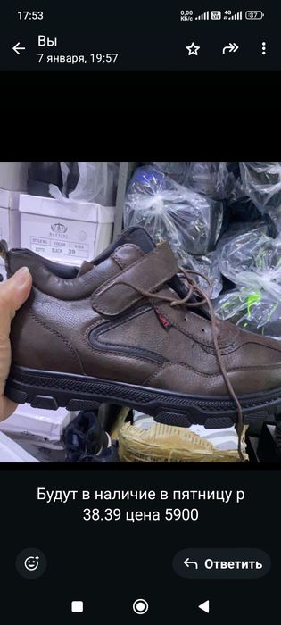 Ботинки осень, зима 4000 тн