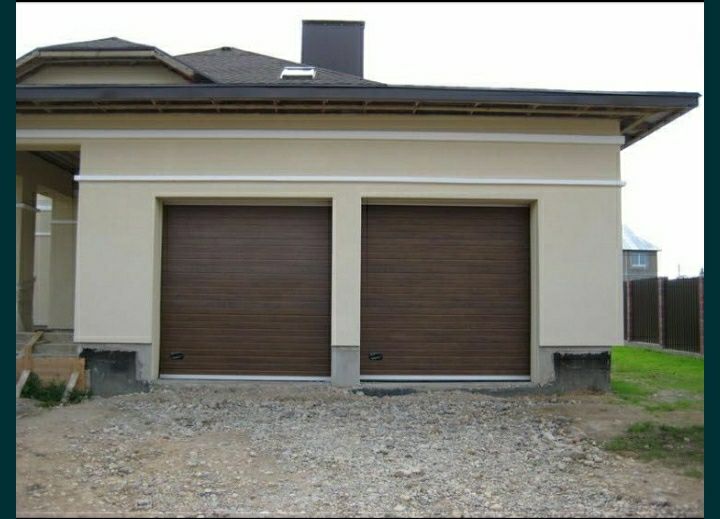 Гараж с 2 воротами фото Гараж с 2 воротами фото