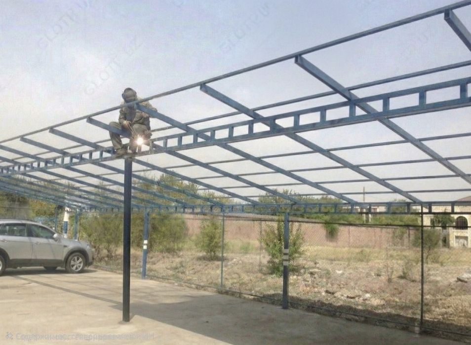 СВАРКА. Металлический Крыша, Навес. Кровельщик, Сварщик