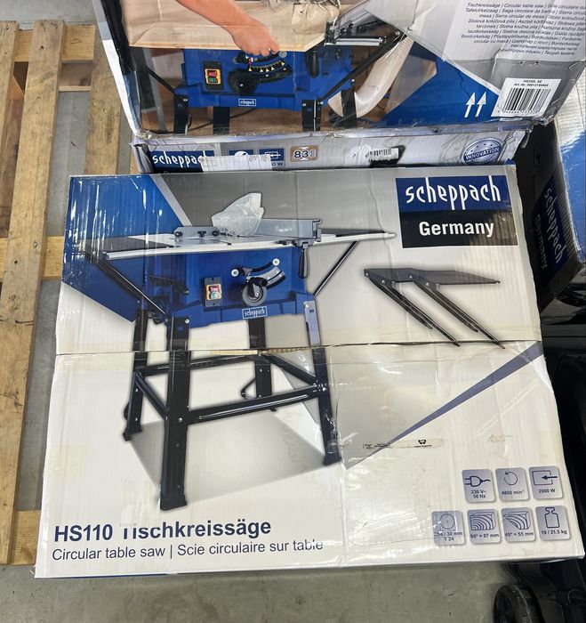 Стационарен циркуляр -Scheppach HS250L и Scheppach HS110