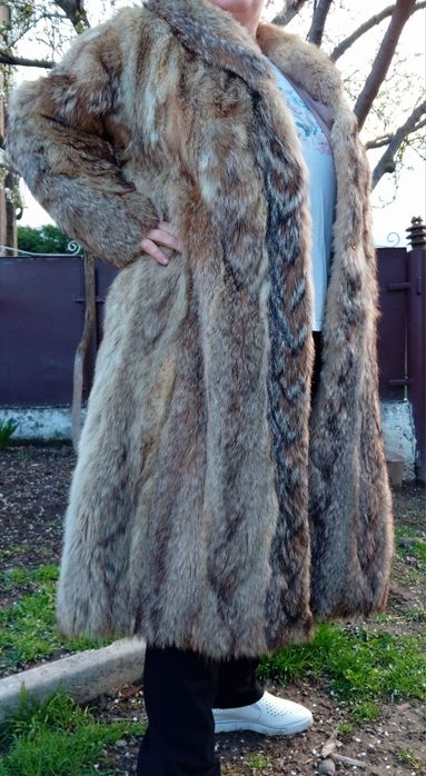 Geaca de blana de vulpe