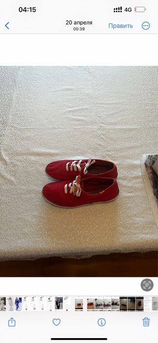Продам кеды за 2500 красные