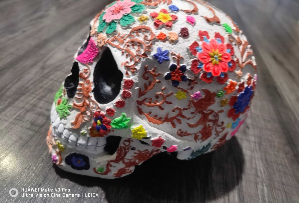 Гипсов череп - декоративен