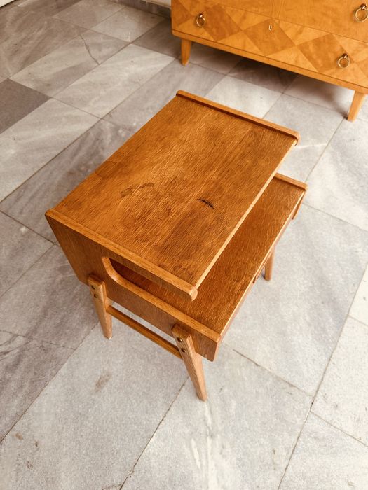 Оригинално шведско Mid-Century Modern шкафче / 1960s