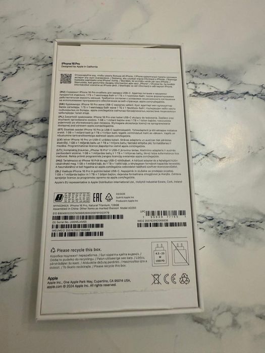 Iphone 16 pro 128 gb