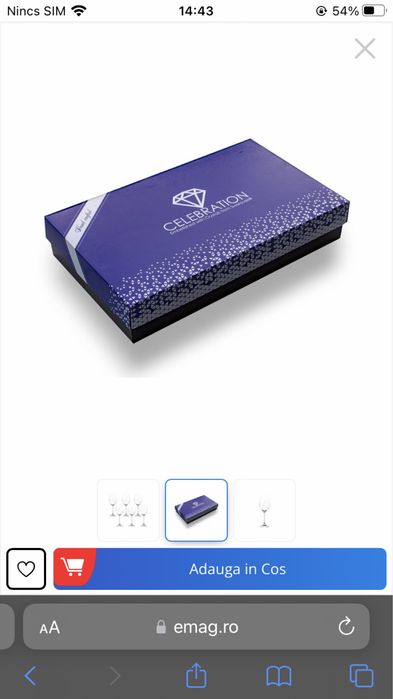 Pahare de vin cu swarovski