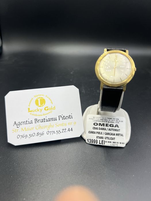 Ceas aur  Omega 18 k 16 gr cod 13873