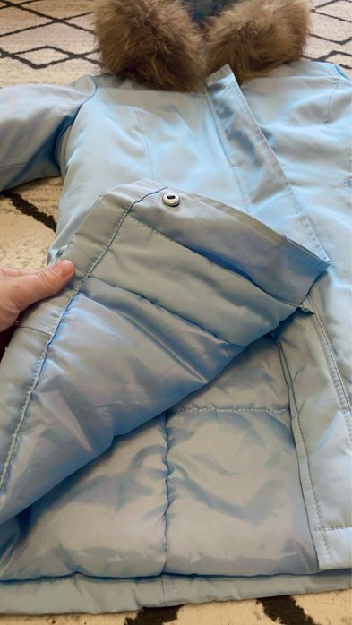 Geaca/parka Attentif Paris, blana naturala