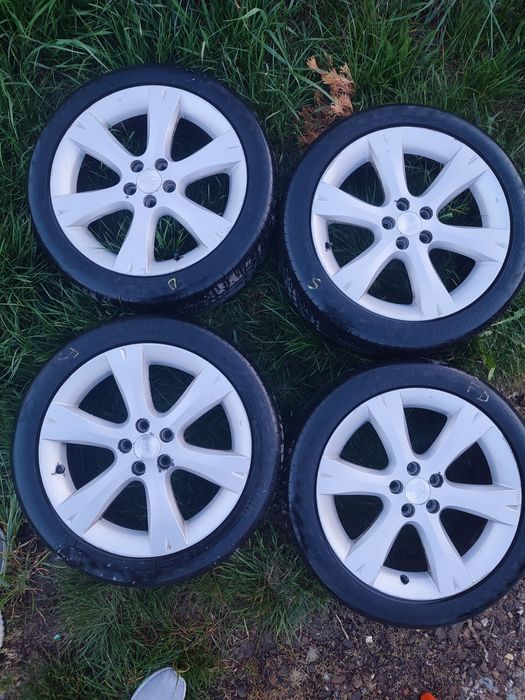 Jante 17 5x100, roti continental 215/45/17 Subaru Legacy
