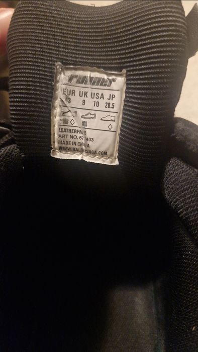 Balenciaga runners Graffiti - Black Red