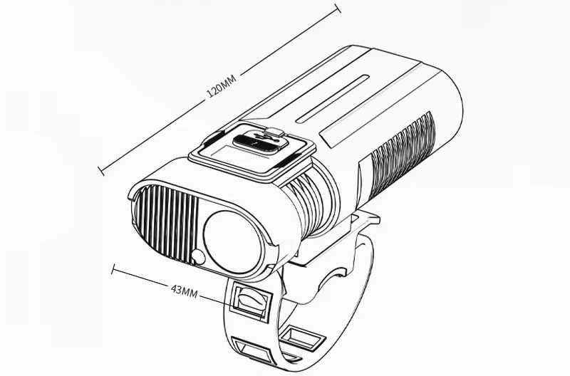 LED фар за Колело, Велосипед, Тротинетка, акумулаторен, 4 режима, 10W