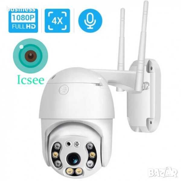 +64GB карта ICSee Водоустойчива камера WIFI IP FULL HD 8.0MP 4+4 LED