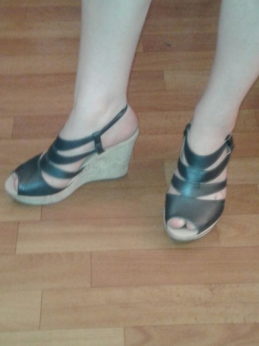 Сапоги кожанные 36-37р