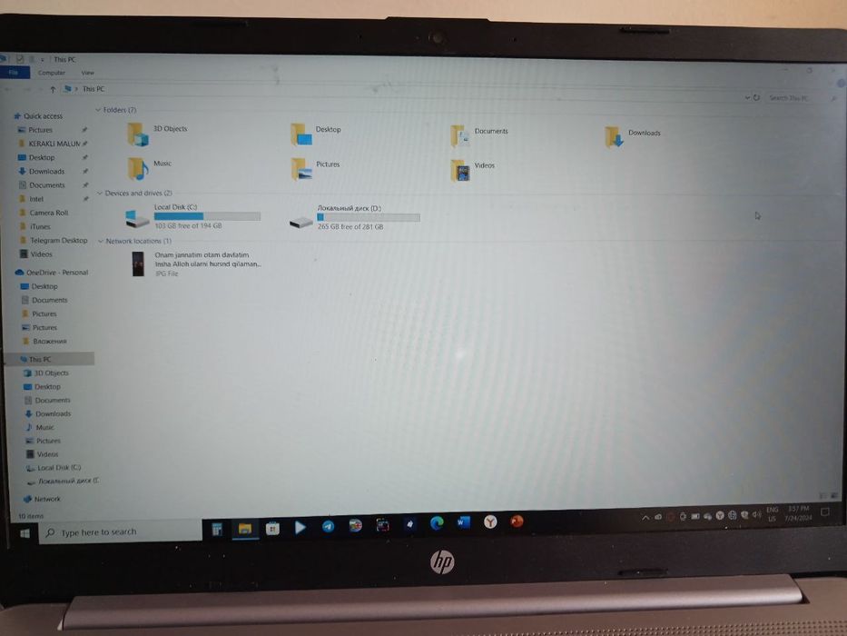 hp core i3, 8/512 gb