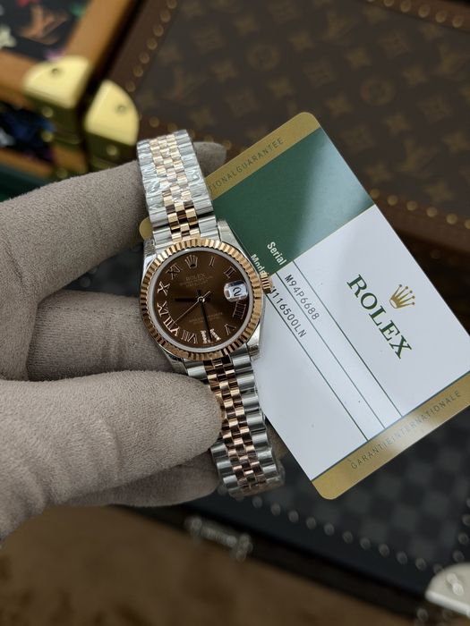Rolex Date-Just 31 Chocolate Roman Dial