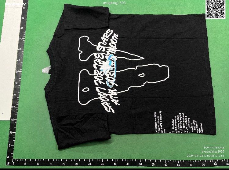 Черна тениска Vlone