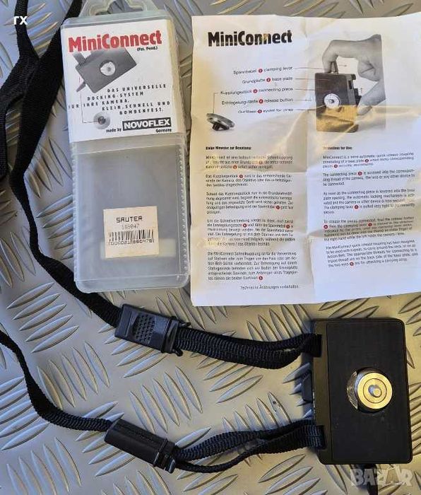 Професионална система Quick-Release закрепване Novoflex MiniConnect