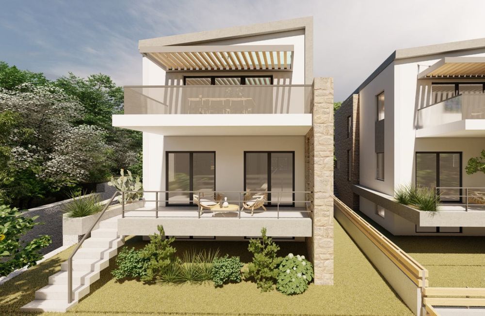 Вила с пет спални пред морето за продажба в Палио, Гърция