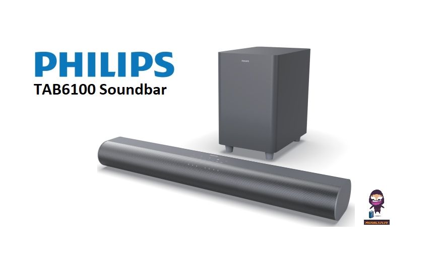 Vand Soundbar PHILIPS TAB6100/10, 2.1, 400W, Bluetooth, Subwoofer Wireless