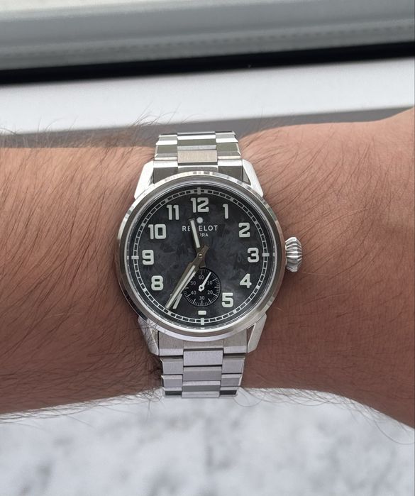 Revelot Terra 38mm Forged Carbon Luminova Dial