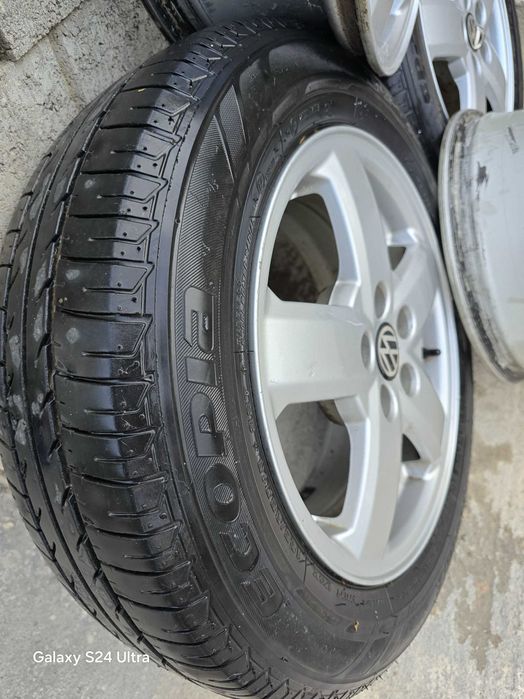 Jante aluminiu, 2 echipate cu anvelope de vara
