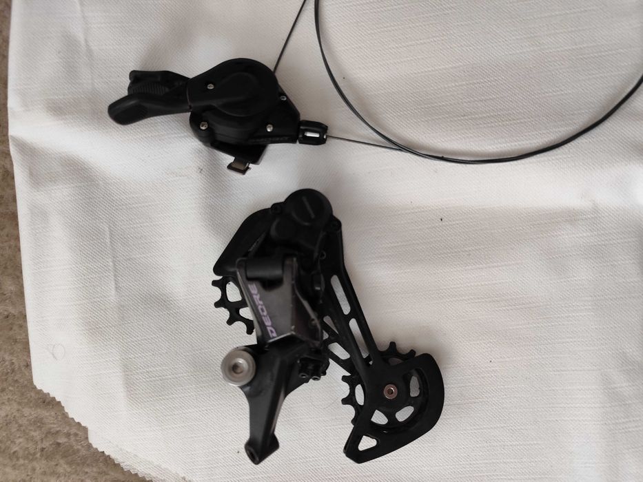 Дерайльор заден Shimano RD-M6100 DEORE SGS 12S и Команда