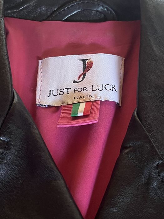 Just For Luck, Italy, premium, jachetă biker, neagră, 100% piele