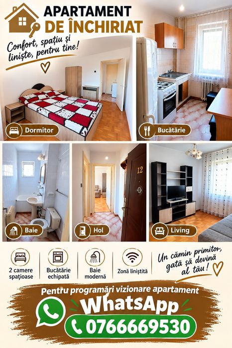 Ofer spre inchiriere ap 2 camere