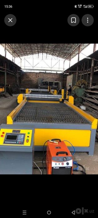 CNC PLazma stanok sotiladi — 1500×4000 mm
Temir listlarni CNC dastur a