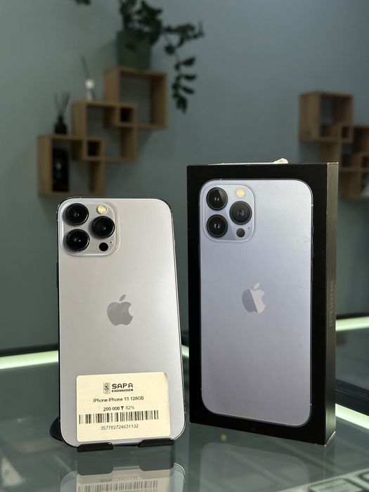 айфон 13 про макс синий 82%