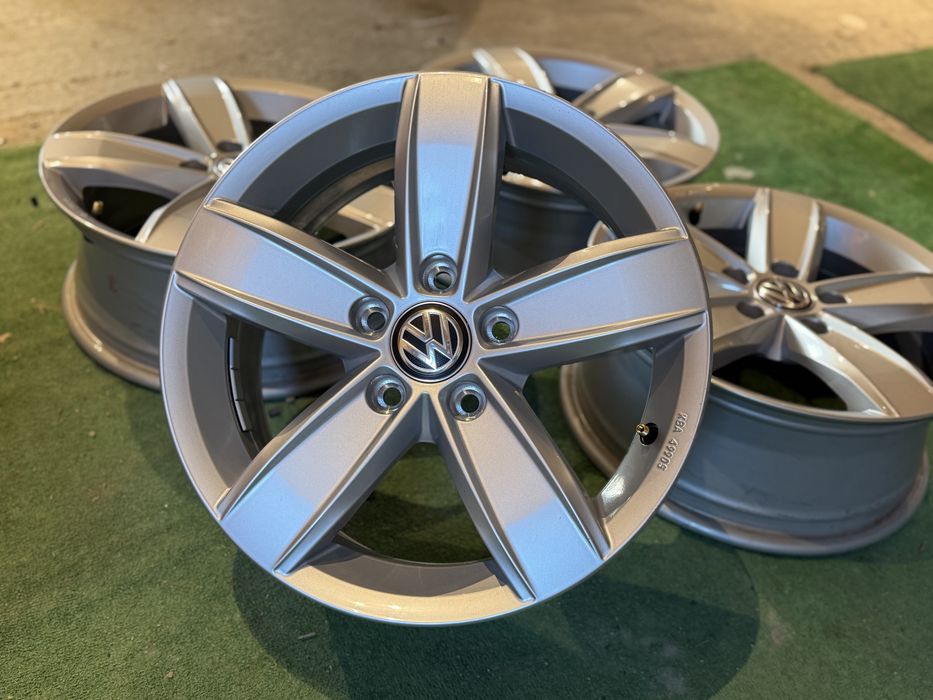 Jante Aliaj 16 Noi 5x112 Original Vw Passat B8 Golf T-Roc Touran Sharan Skoda Octavia Superb Seat Leon Audi a3