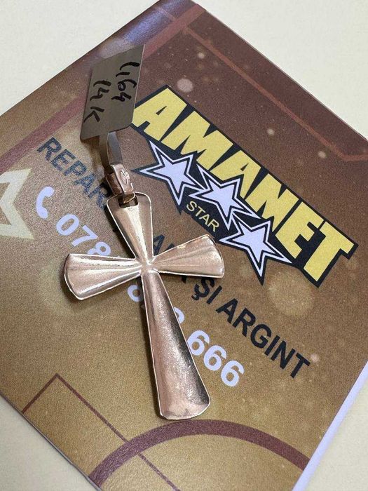 Cruce aur 14k 1.64gr (CDC) StarAmanet