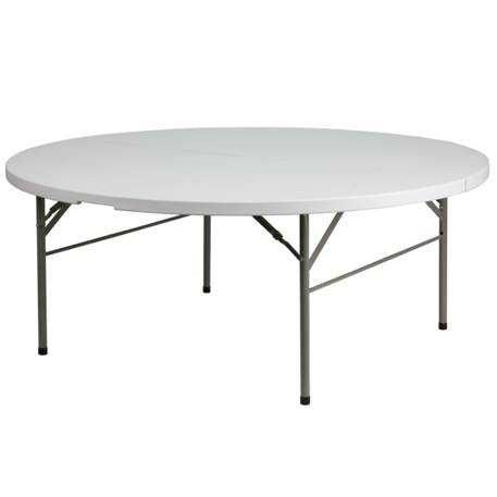 Mese rotunde pliabile evenimente blat HDPE, 160 cm, 180 cm, HoReCa