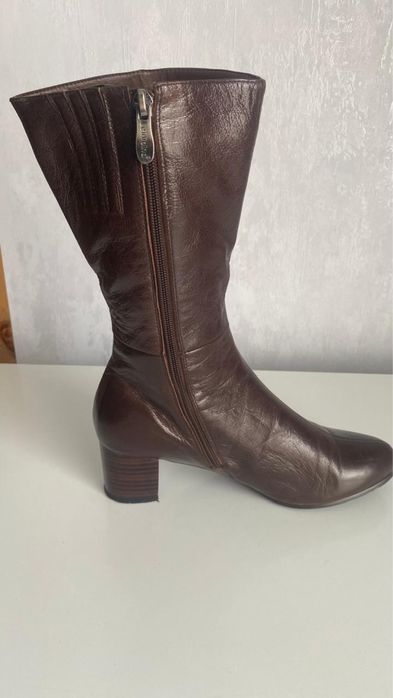 Сапоги кожа натуральная