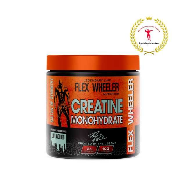 Лучший Креатин Моногидрат - Flex Wheel Creatine 100 порций