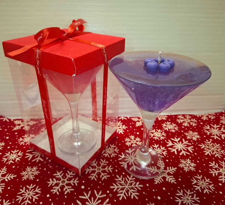 Празнични свещи от соев восък