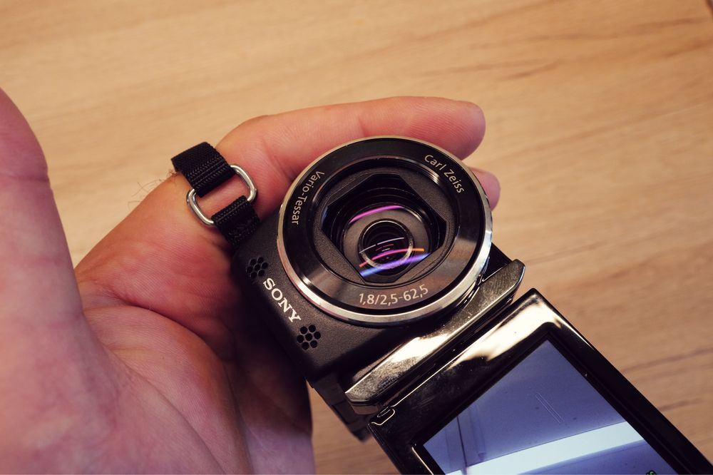 Camera video Sony Handycam HDR-CX115 lentile Zeiss SD card Touchscreen