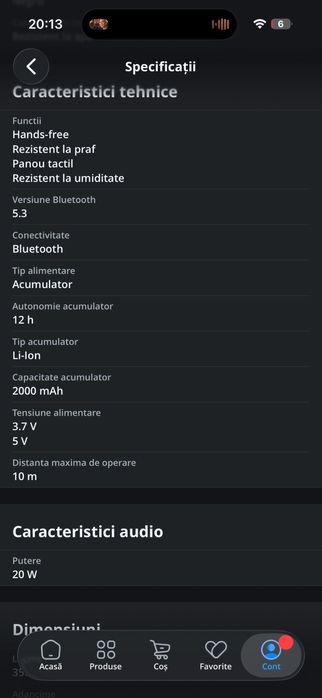 Boxa portabila Hama Piperoll 3.0
