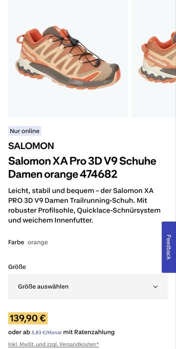 Туристически обувки SALOMON XA PRO 3D . Номер 39.5