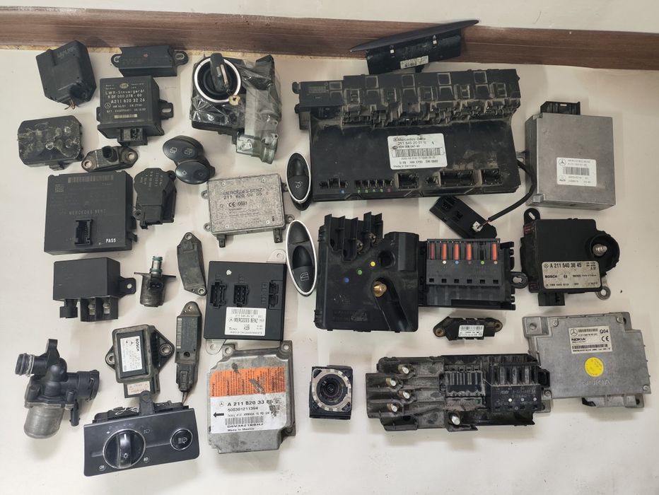 Электронные блоки двигателя w211