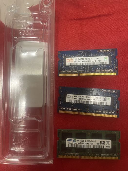 3x memorii RAM laptop/notebook