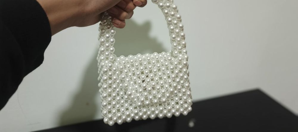 Сумка из бусины ручной работы